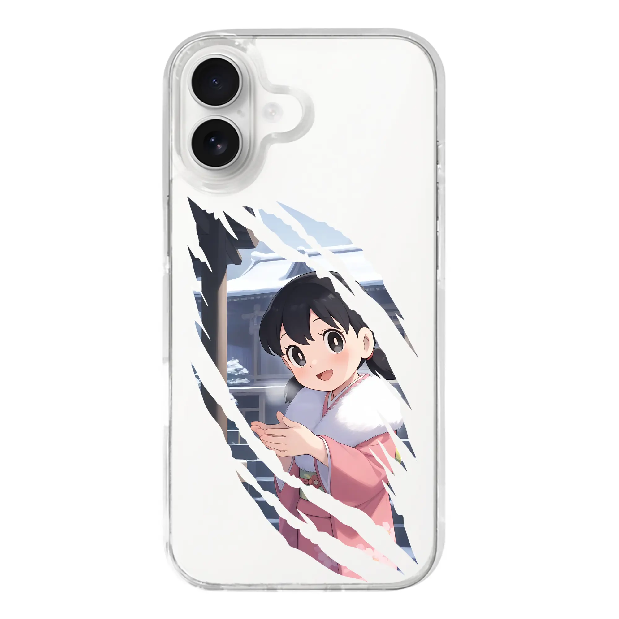 ドラえもん グッズ 源 静香 - iPhone 17シリーズ 透明スマホケース – 薄型・耐衝撃・精密フィット保護カバー